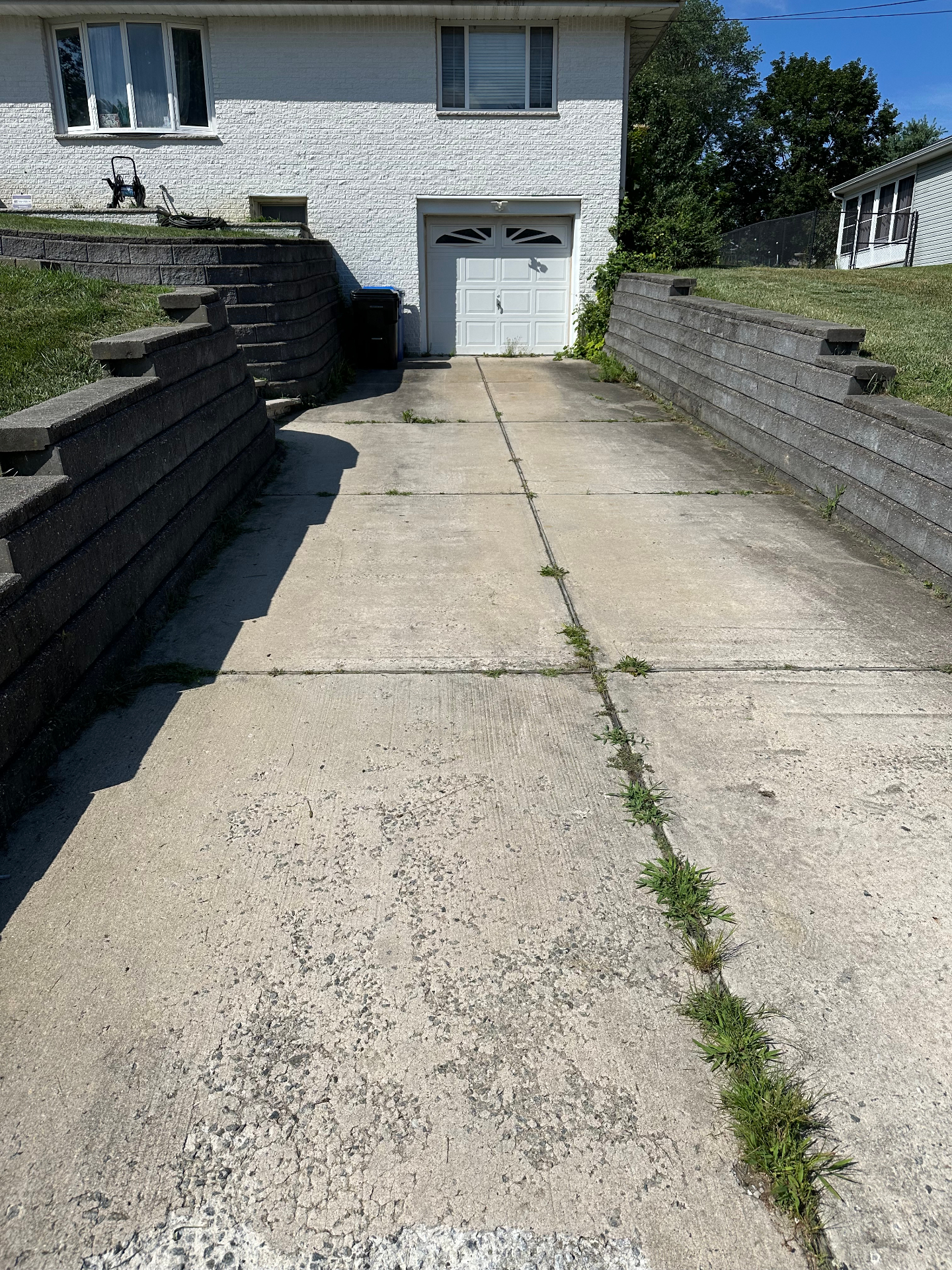 Driveway Refresh — Before by D'Annunzio Property Solutions
